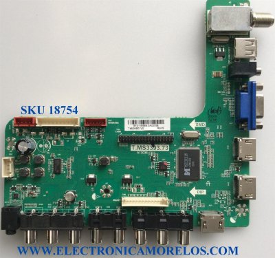 MAIN / WESTINGHOUSE B13116589 / B13116590 / T.MS3393.73 / F50TMS339373A002 / PANEL`S D460D3-GG53-COX / D460D3-GG53-C0X / DISPLAY T460HVN03.2 / MODELOS DW46F1Y2